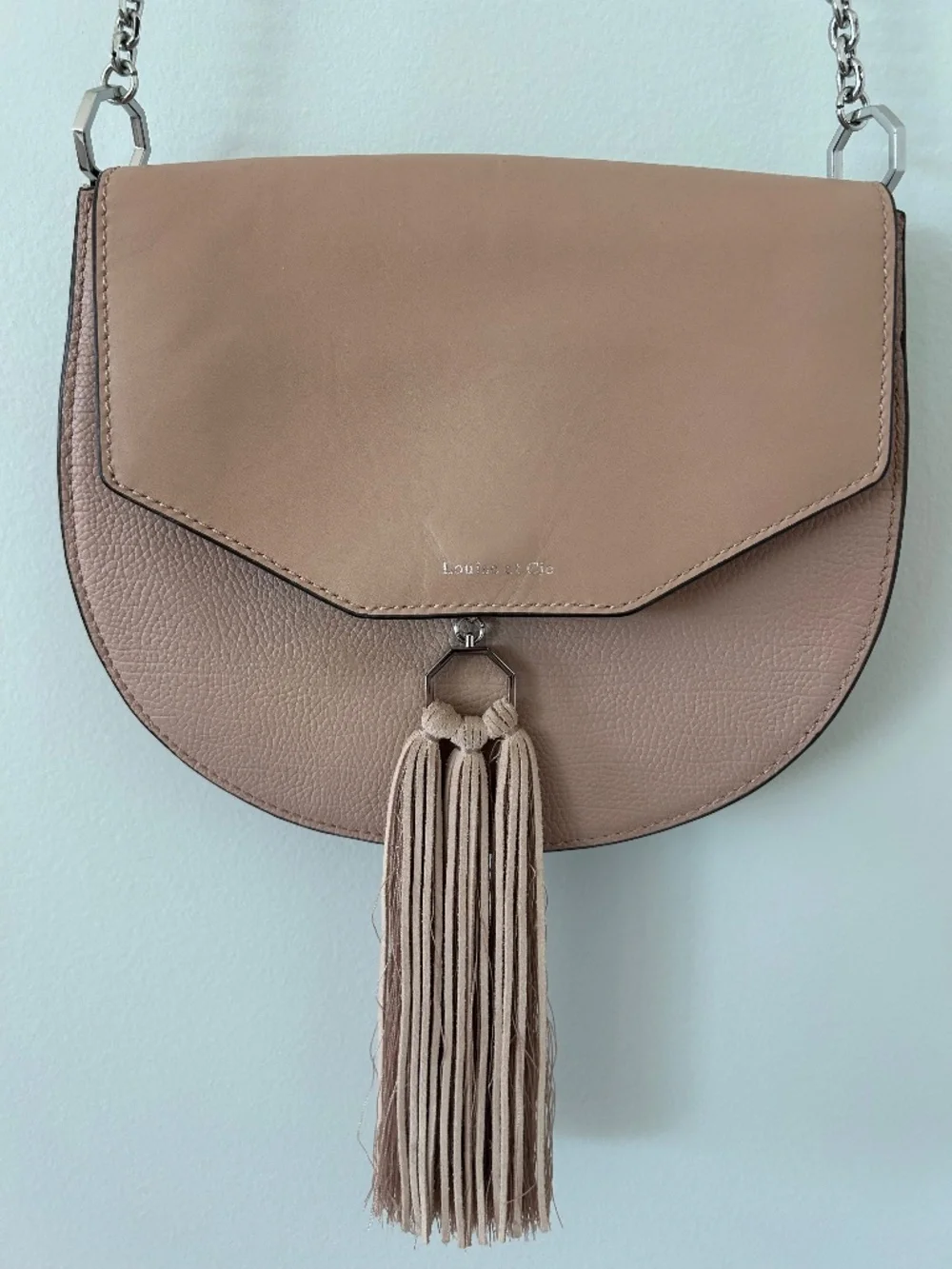 NWOT Louise et Cie Jael Tassel Bag in Blush